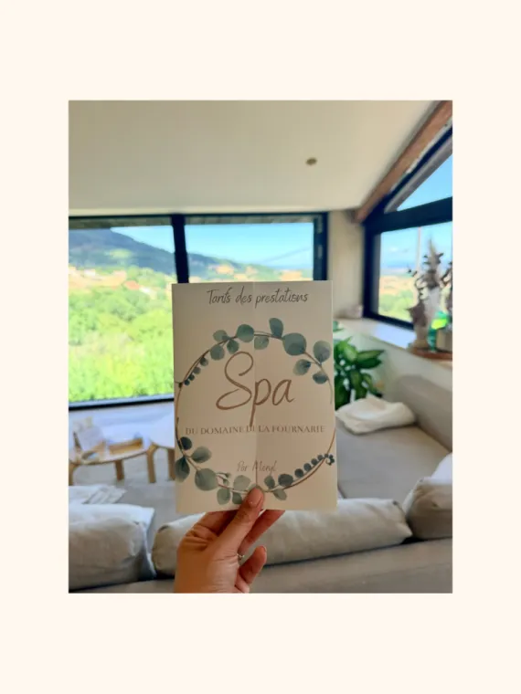 Nouveaux tarifs, Chuyer, Spa du Domaine de la Fournarie